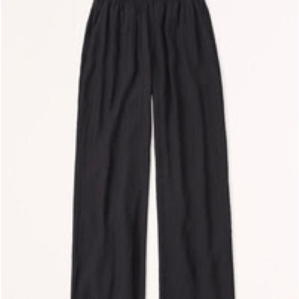 abercrombie Crinkle Textured Pull-On Wide Leg Pant size XS NWOT